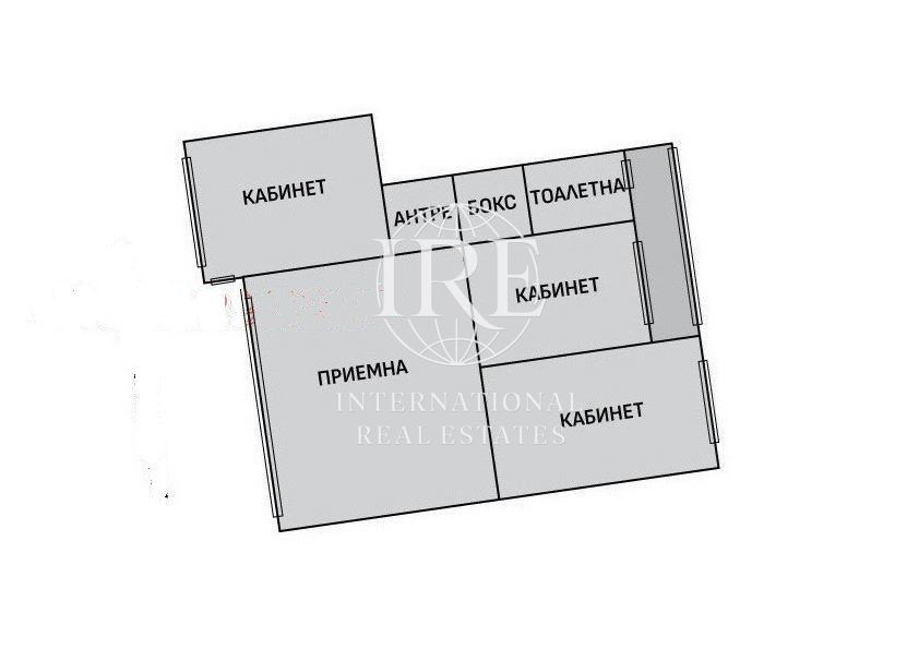 International Real Estates (IRE) предлага: ТОП ОФИС на ПЪРВА ЛИНИЯ срещу Катедралата, гр