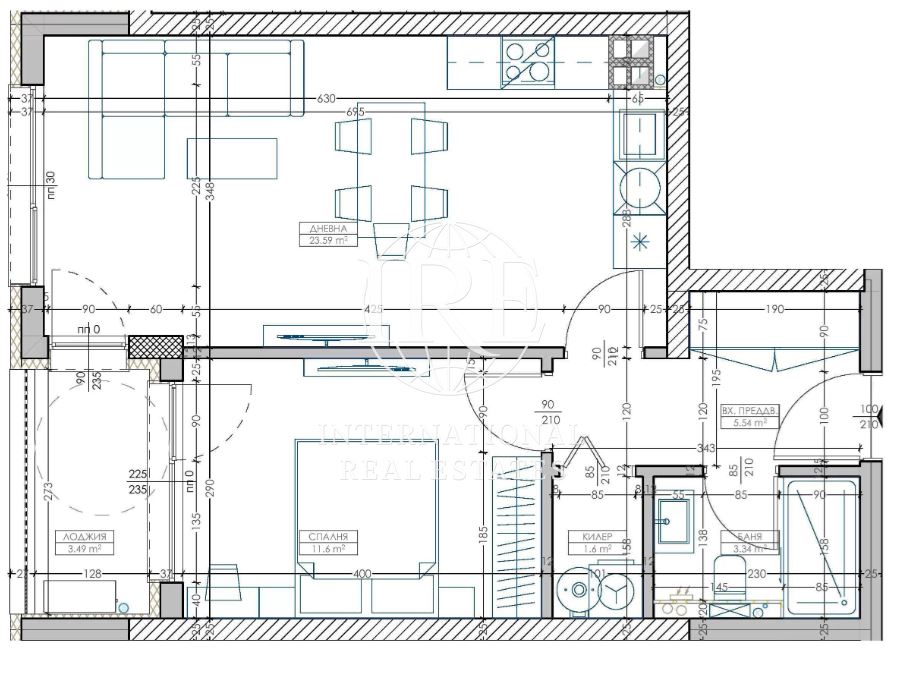 2-стаен - Варна, Младост 1-0