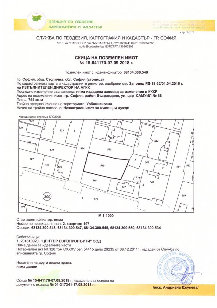 Парцел - София, Център-2