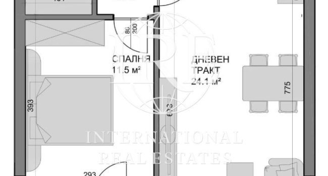 Двустаен в нова сграда в ж.кв. Владиславово - 0